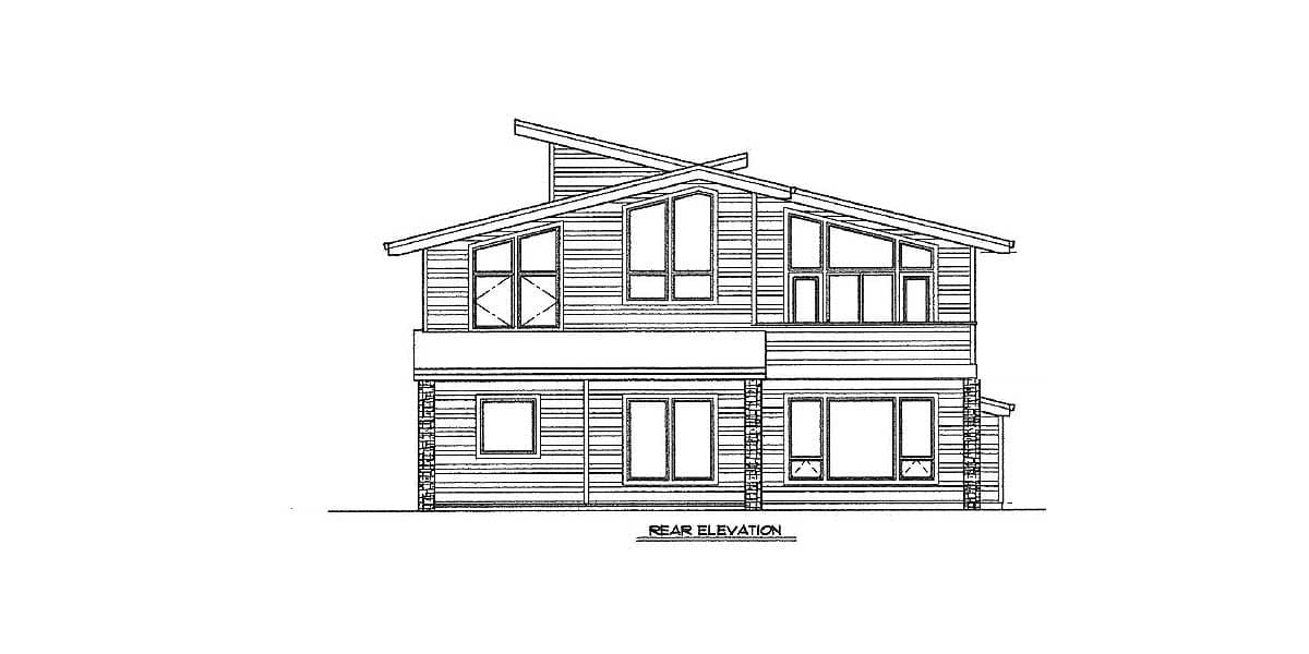 Plan 85050MS: Contemporary House Plan With Big Bonus Room - Image #42 - Contemporary, Modern, Northwest