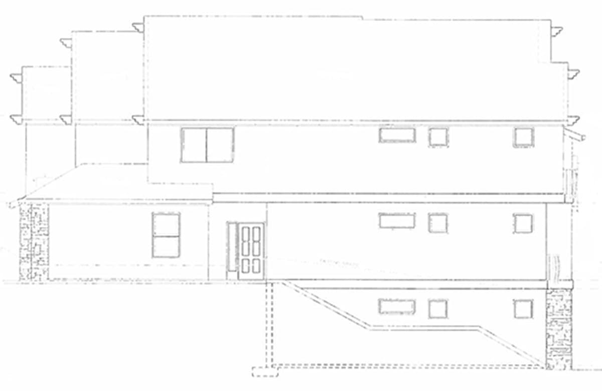 Plan 85056MS: Tudor Triplex House Plan with Full-Floor Units - 2 Beds Each - Image #12 - Tudor