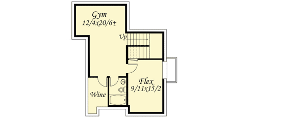 Plan 85073MS: Prairie Style House Plan with Flex Space - Floor Plan - Basement - Northwest