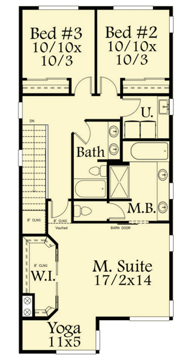 Plan 85078MS: Exciting Contemporary House Plan - Floor Plan - 3rd Floor - Contemporary, Modern