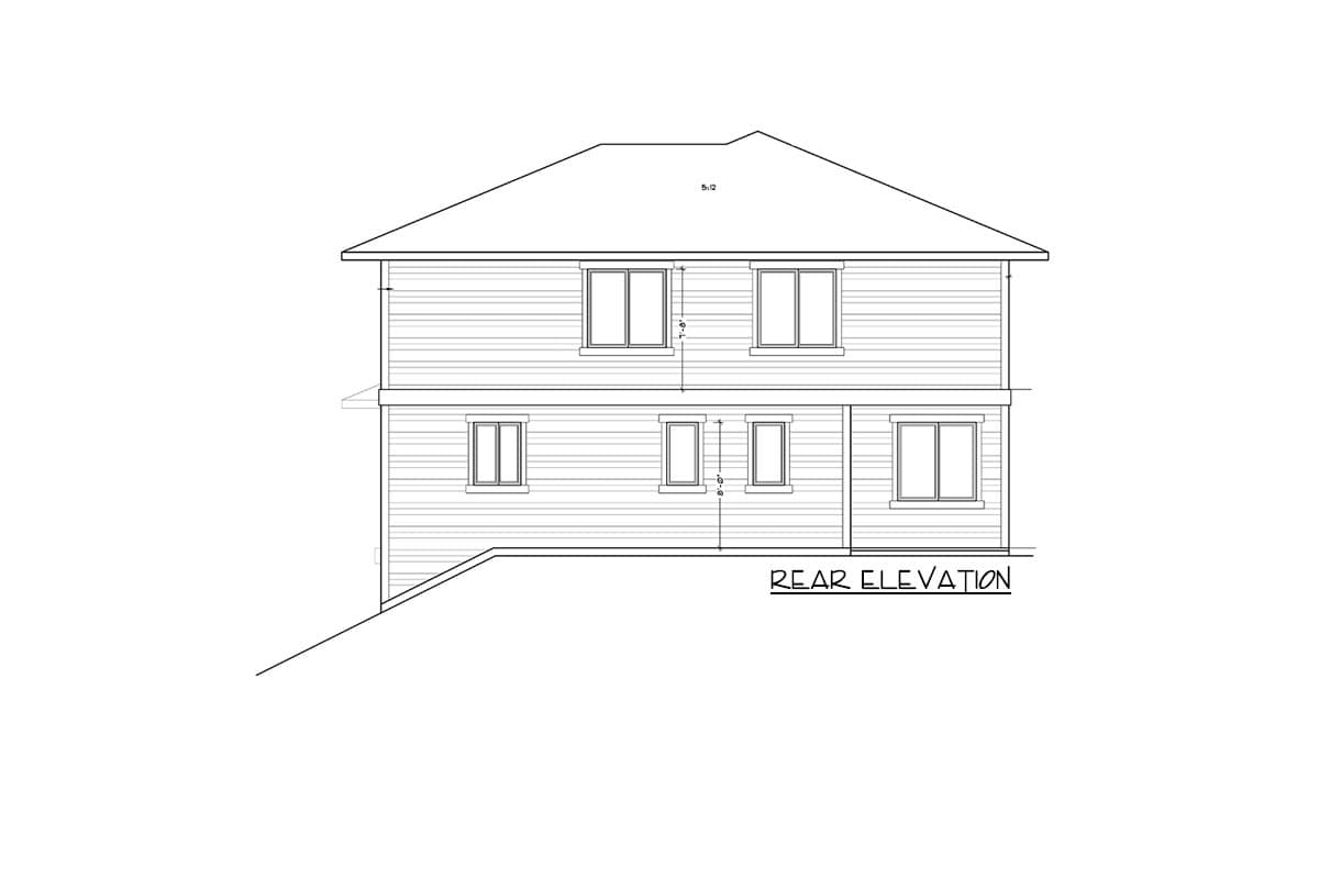 Plan 85080MS: 4 Bed Modern for an Uphill Lot - Image #5 - Contemporary, Modern, Northwest