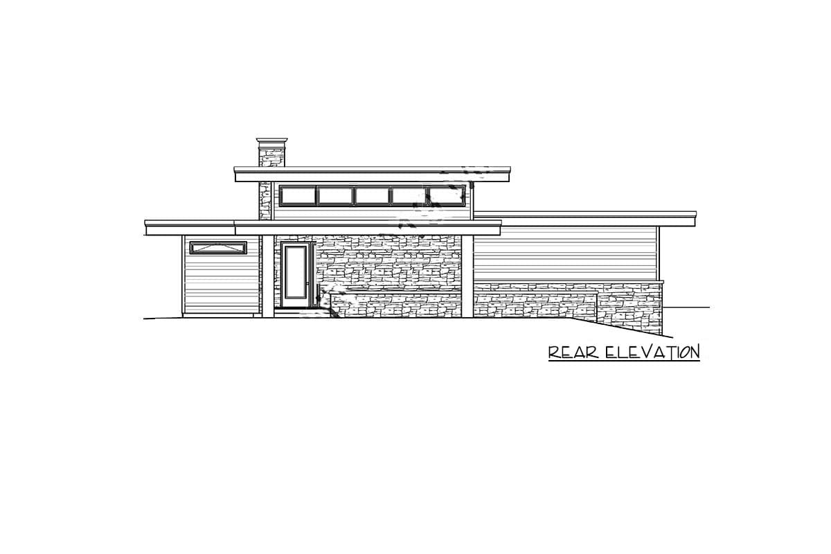 Plan 85097MS: Modern Ranch with Views to the Rear - Image #7 - Contemporary, Mid Century Modern, Modern, Ranch, Vacation