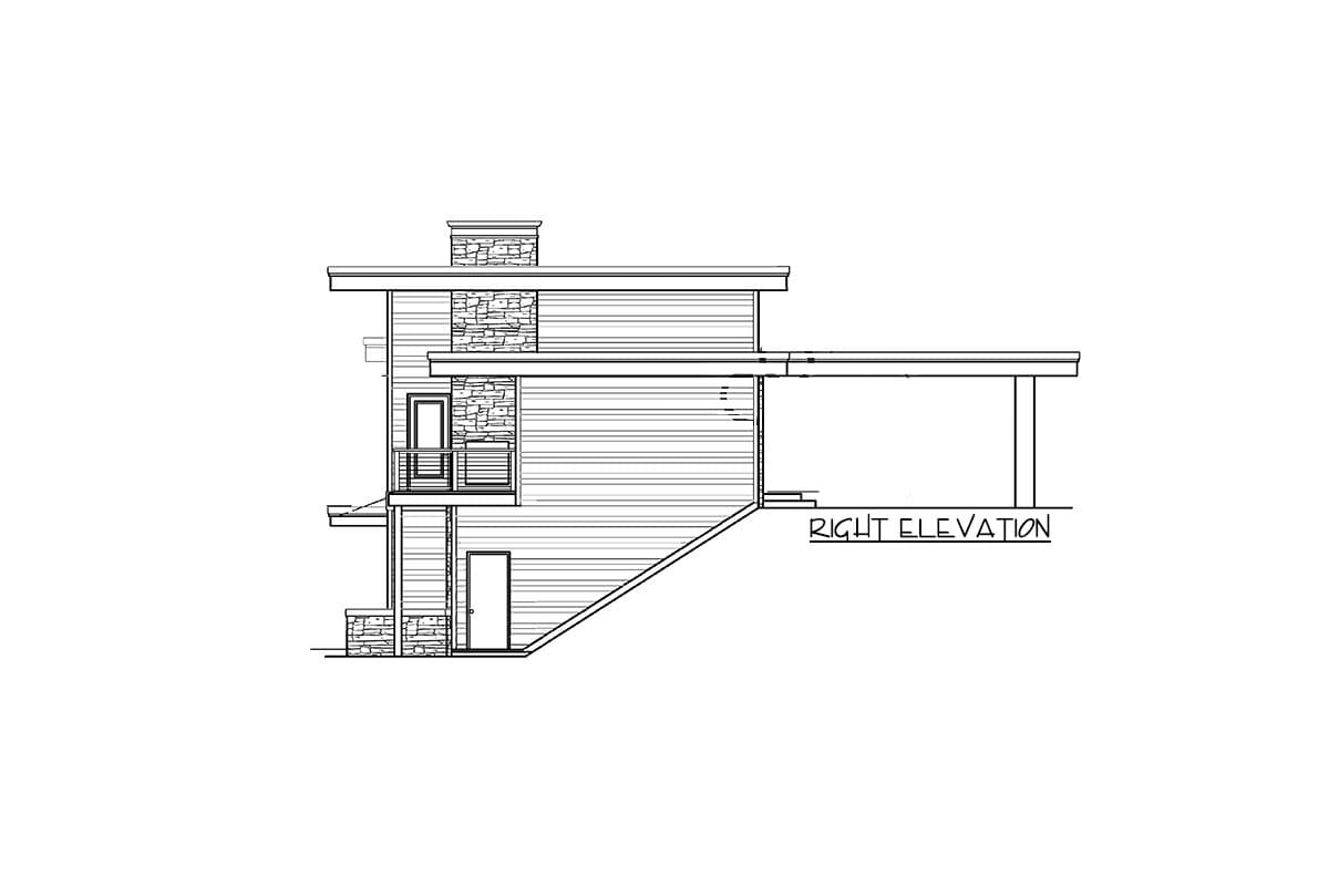 Plan 85097MS: Modern Ranch with Views to the Rear - Image #8 - Contemporary, Mid Century Modern, Modern, Ranch, Vacation