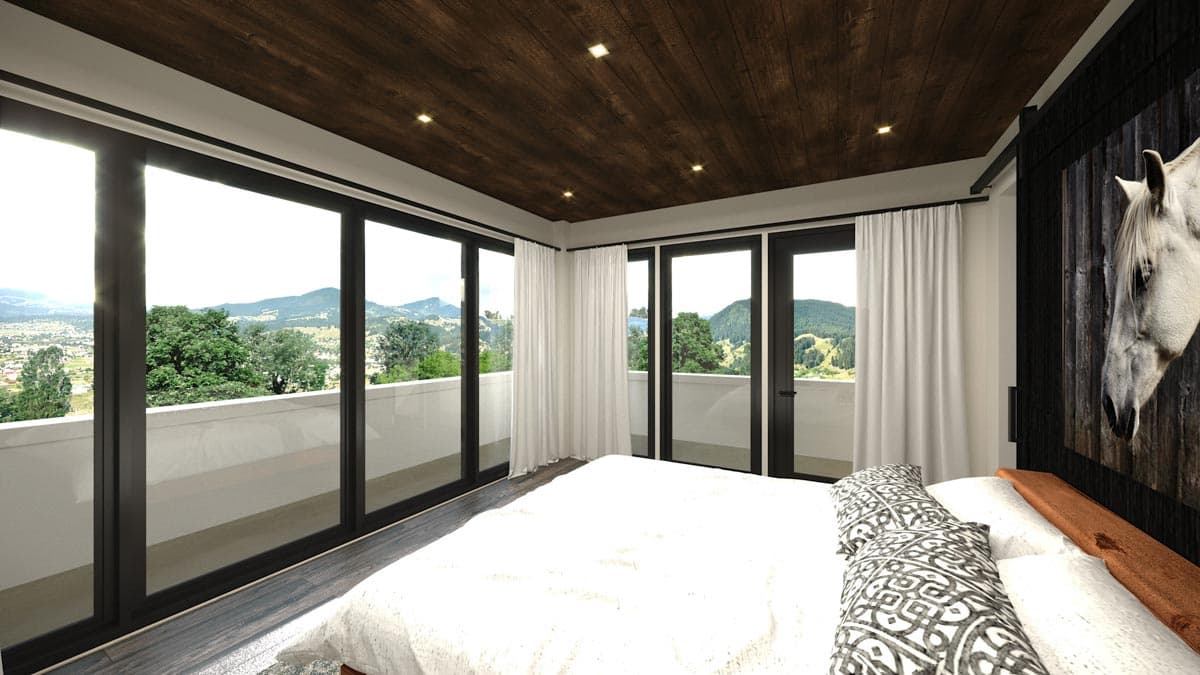 Plan 85097MS: Modern Ranch with Views to the Rear - Image #4 - Contemporary, Mid Century Modern, Modern, Ranch, Vacation