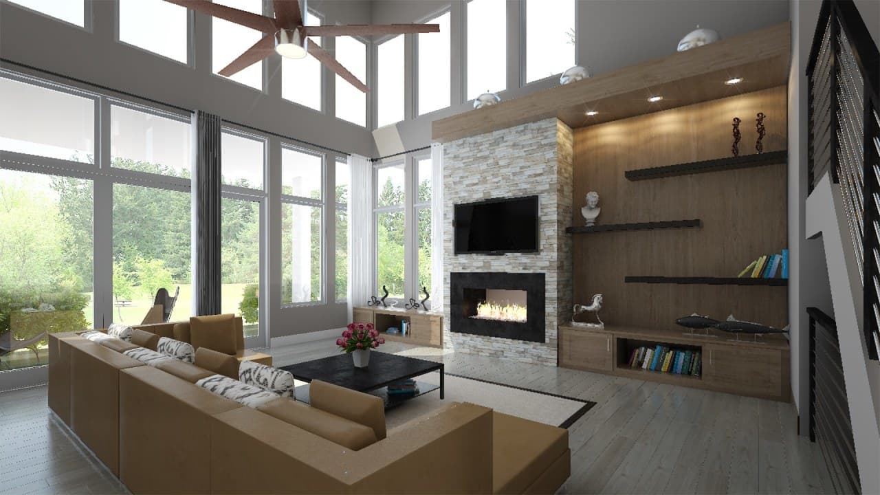 Plan 85123MS: Angled Entry 5 Bed Modern House Plan - Image #5 - Contemporary, Modern, Northwest