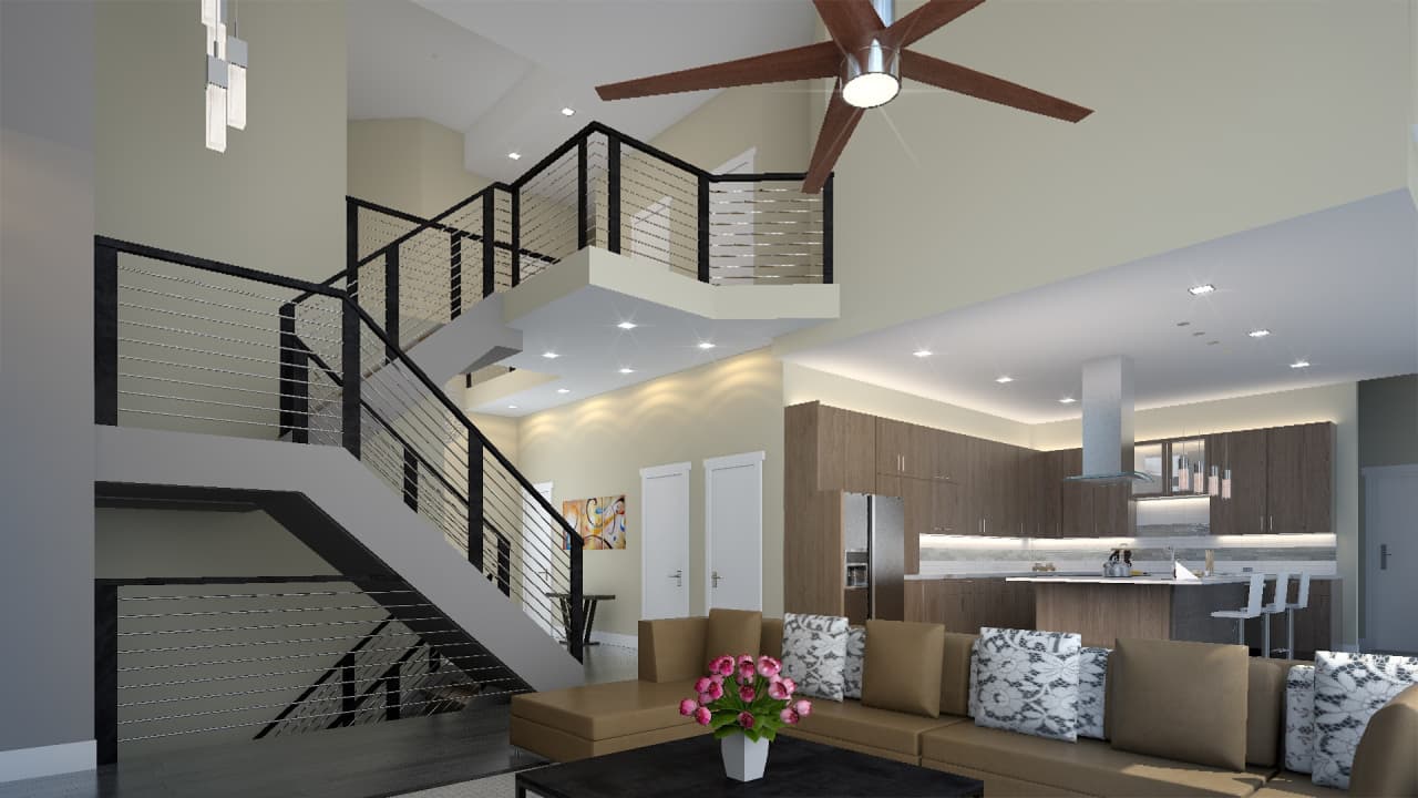 Plan 85123MS: Angled Entry 5 Bed Modern House Plan - Image #6 - Contemporary, Modern, Northwest