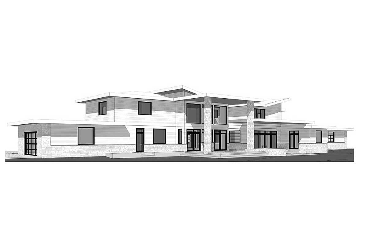 Plan 85125MS: Modern House Plan with 5 Bedrooms and 5 Car Garage - 5440 Sq Ft - Image #5 - Modern