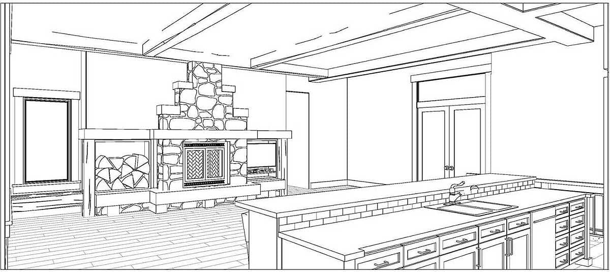 Plan 85126MS: Prairie Ranch Home with Walkout Basement - Image #5 - Mountain, Northwest, Prairie, Ranch