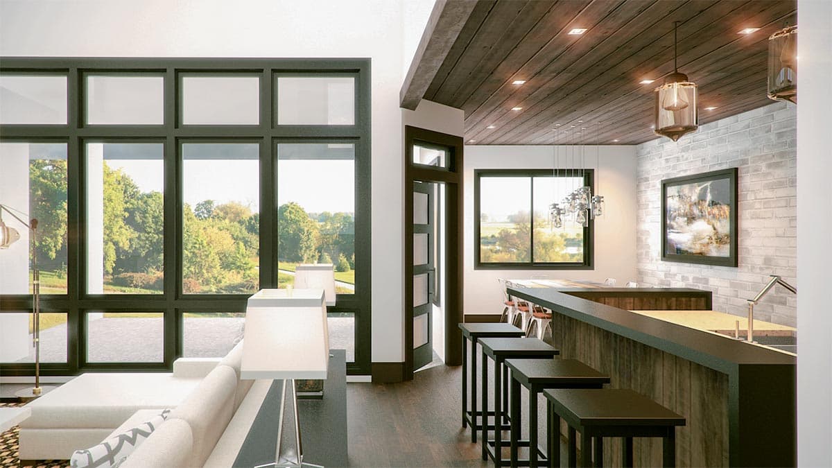 Plan 85130MS: Modern House Plan with Up to 5 Beds and a 2-Car Angled Garage - 2515 Sq Ft - Image #6 - Modern, Northwest