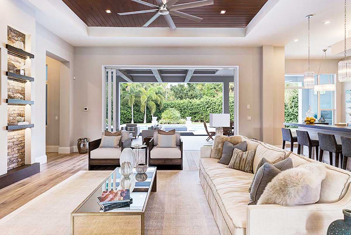 Plan 86012BW: Spacious Florida House Plan with Rec Room - 4738 Sq Ft - Image #6 - Coastal, Coastal Contemporary, Florida-Style, Southern, Transitional