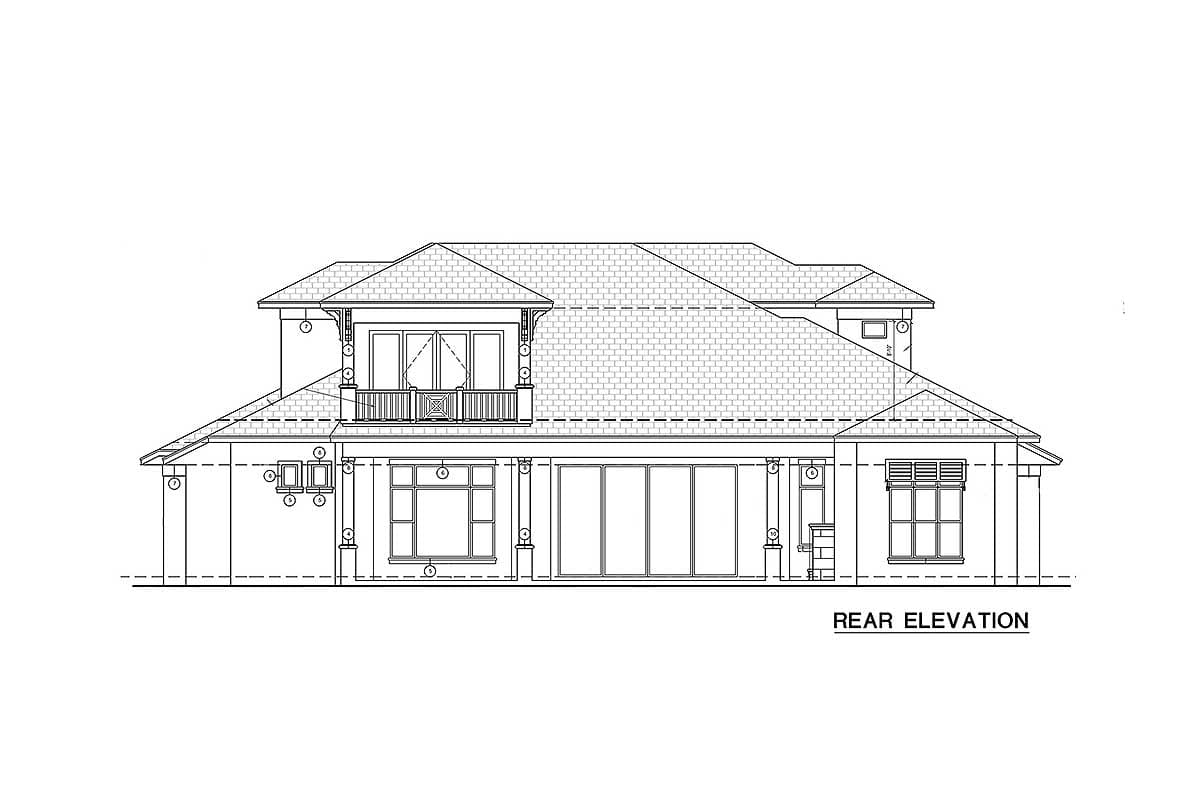 Plan 86012BW: Spacious Florida House Plan with Rec Room - 4738 Sq Ft - Image #25 - Coastal, Coastal Contemporary, Florida-Style, Southern, Transitional