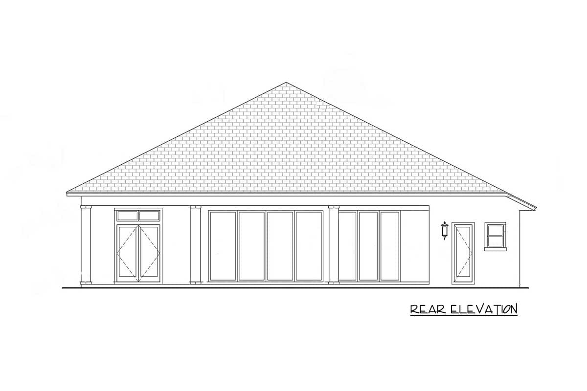 Plan 86018BS: Florida House Plan with Tray Ceilings and Great Outdoor Living - 2947 Sq Ft - Image #15 - Coastal, Coastal Contemporary, European, Florida-Style, Transitional