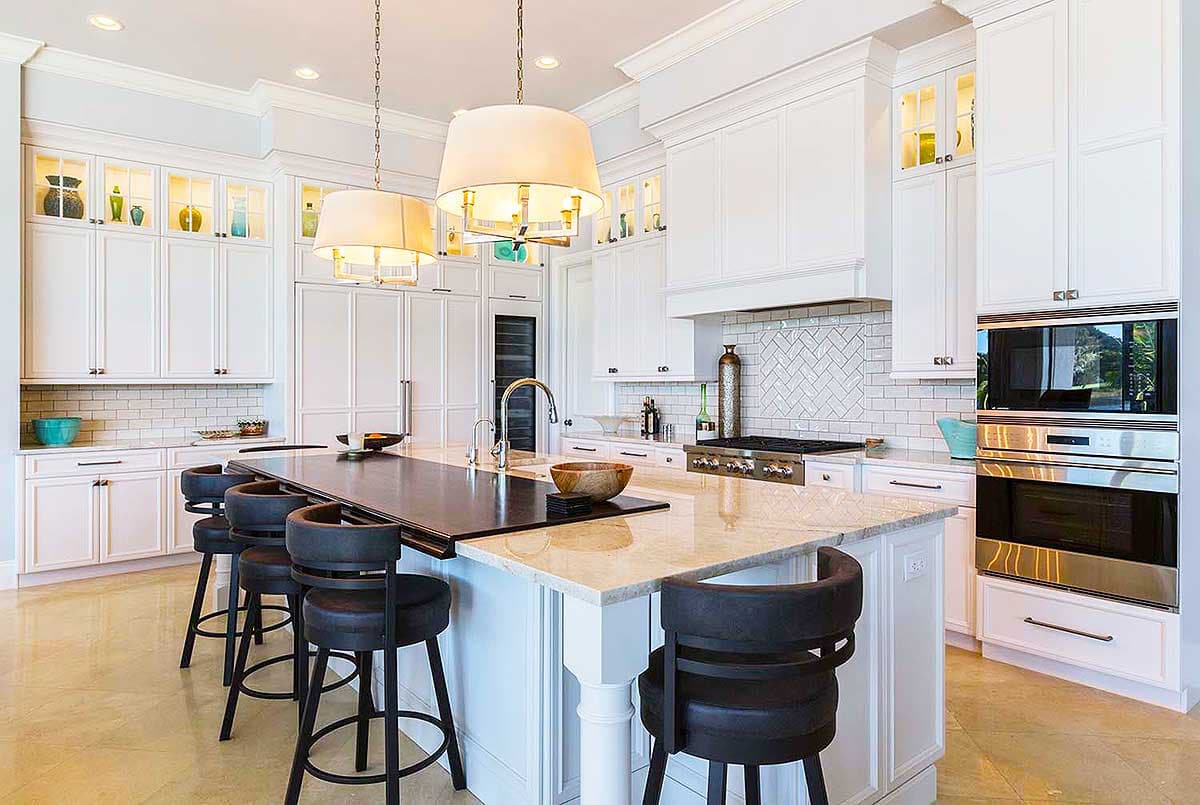 Plan 86020BW: Florida House Plan with Open Layout - Image #4 - European, Florida-Style