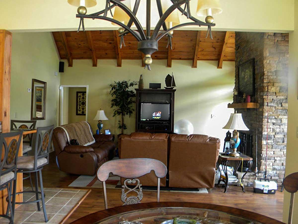 Plan 86207HH: 2 Bed Cottage with Vaulted Porch - Image #5 - Cabin, Cottage, Mountain, Rustic, Vacation