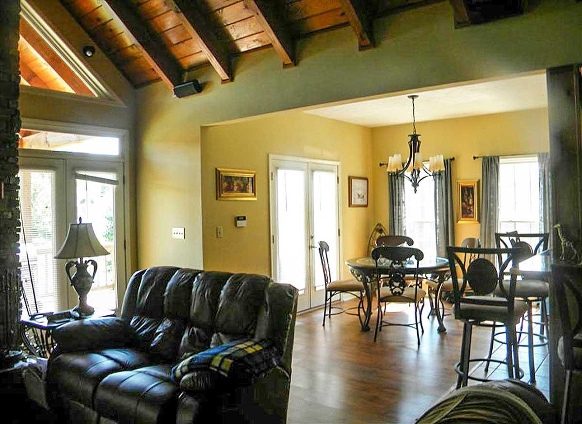 Plan 86207HH: 2 Bed Cottage with Vaulted Porch - Image #6 - Cabin, Cottage, Mountain, Rustic, Vacation