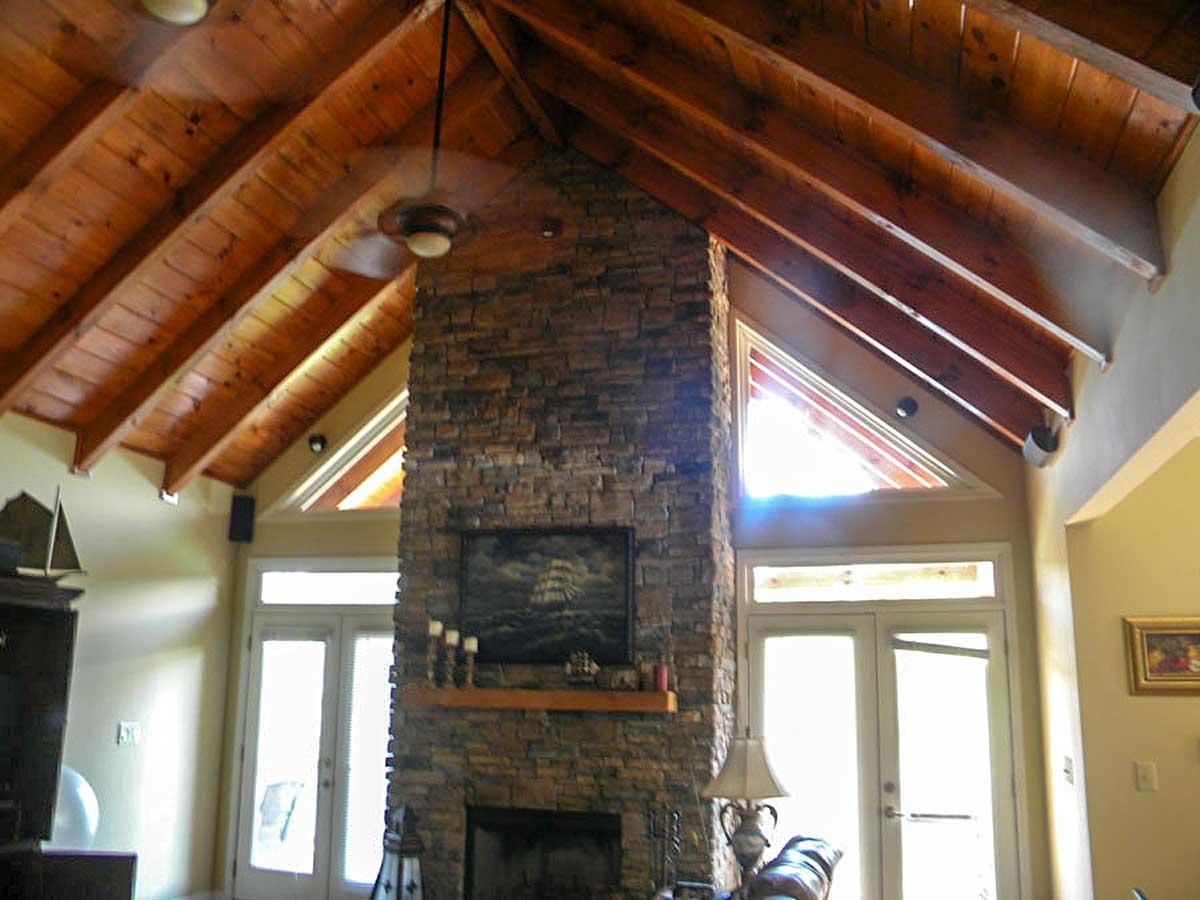 Plan 86207HH: 2 Bed Cottage with Vaulted Porch - Image #7 - Cabin, Cottage, Mountain, Rustic, Vacation