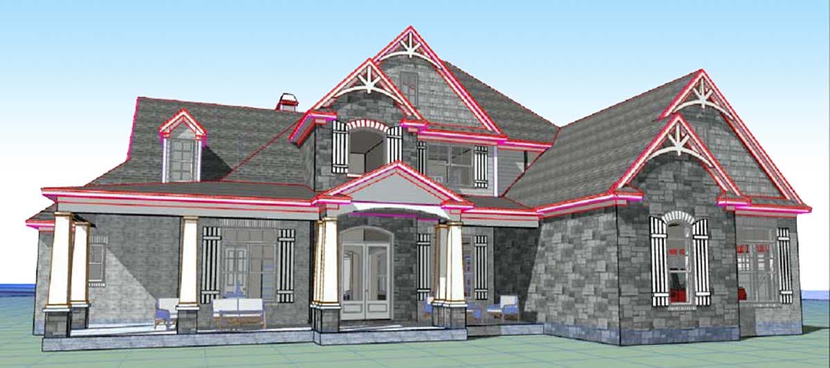 Plan 86213HH: 5 Bed Stone and Shingle Farmhouse - Image #6 - Country, Craftsman, Farmhouse, Northwest, Rustic