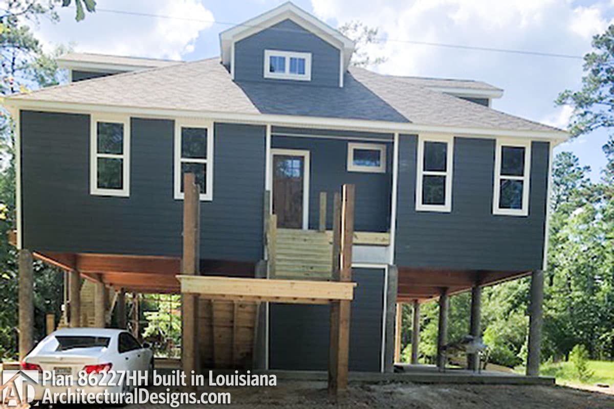 build gallery item - House Plan 86227HH comes to life in Louisiana