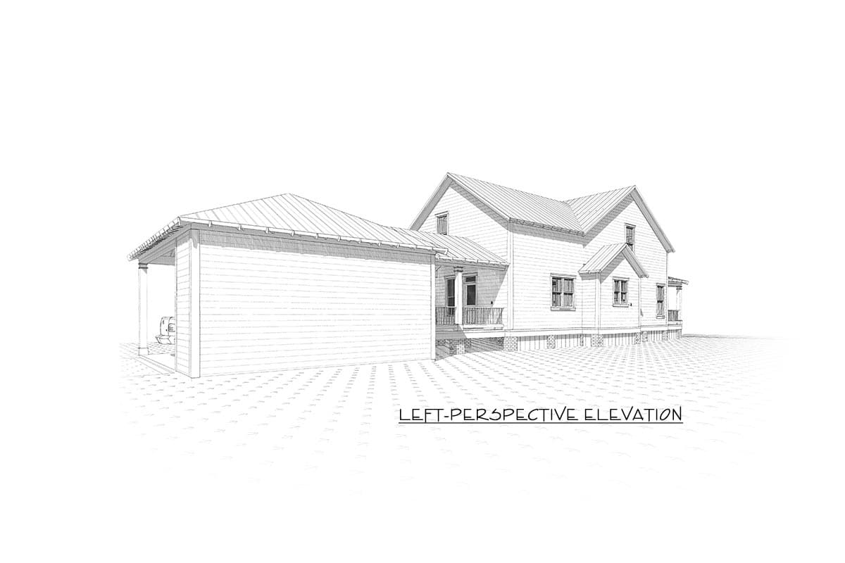 Plan 86231HH: 4 Bed Cottage with Exterior Options - Image #6 - Beach, Cabin, Coastal, Cottage, Country, Rustic, Vacation