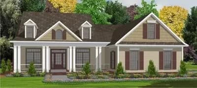 Comfortable Country House Plan