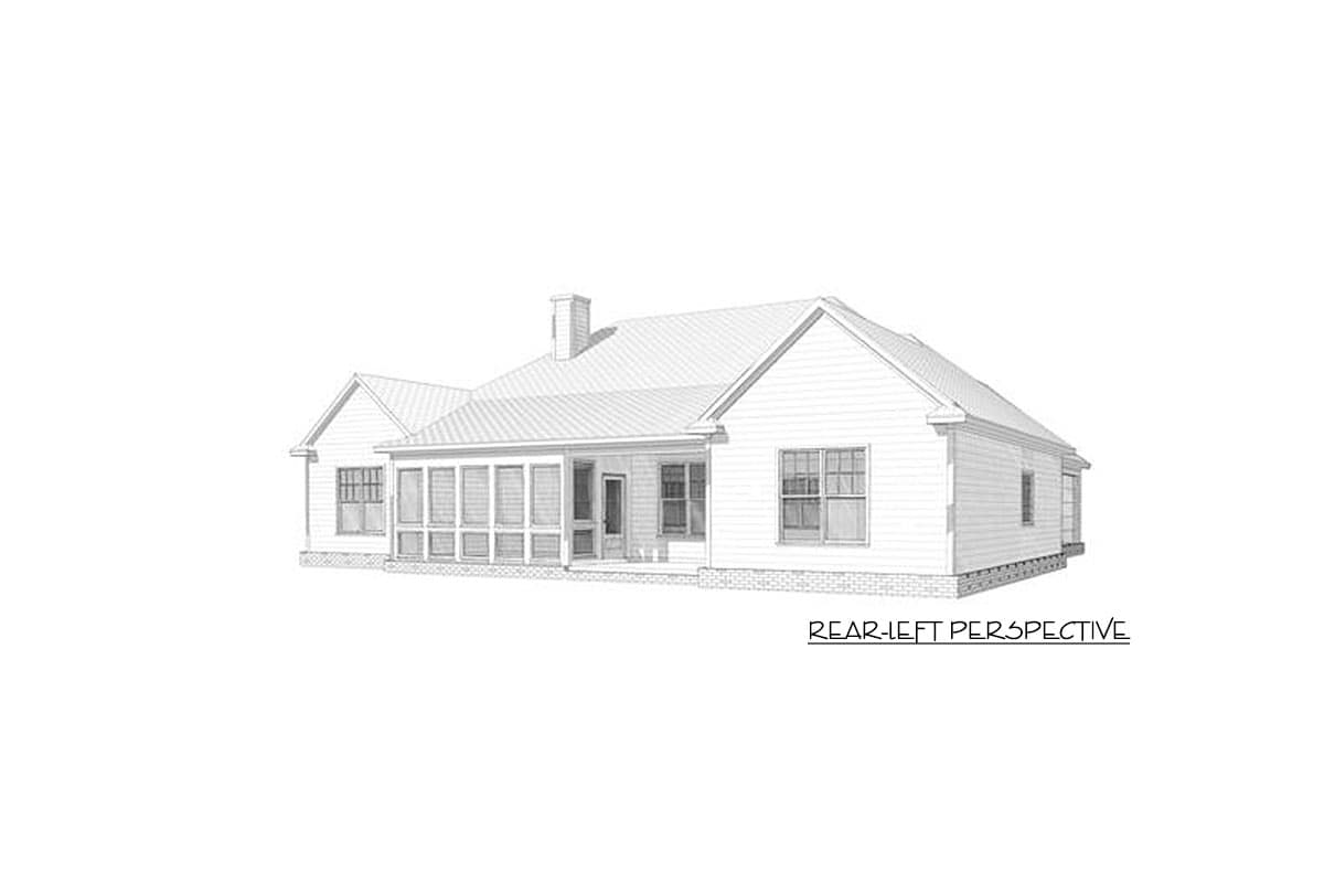 Plan 86279HH: Attractive Traditional House Plan with Handicapped-Accessible Features - Image #4 - Ranch, Traditional