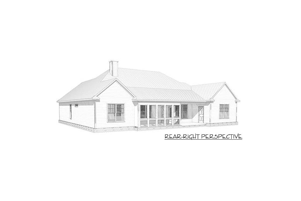 Plan 86279HH: Attractive Traditional House Plan with Handicapped-Accessible Features - Image #5 - Ranch, Traditional