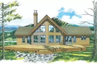 Mountain House Plan with Spectacular Views - 1659 Sq Ft