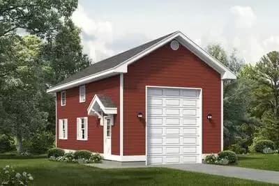 Garage Plan with Natural Light