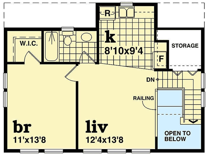 Plan 88335SH: Craftsman Carriage House Plan - Floor Plan - 2nd Floor - Carriage