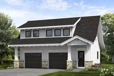 Craftsman Carriage House Plan