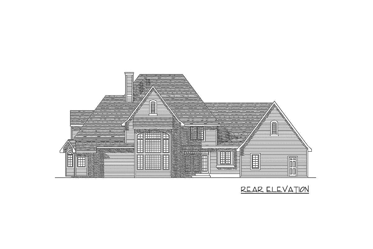 Plan 89596AH: Lavish Four Bedroom Home Plan - Image #8 - European, Southern