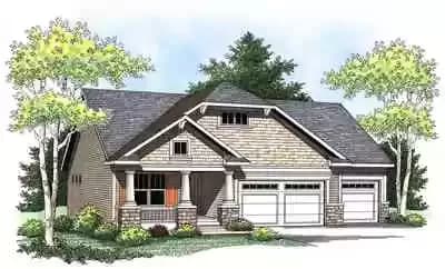 Flexible Charming Craftsman House Plan