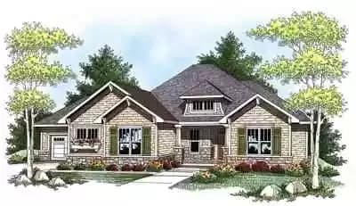 Charming Craftsman Ranch Home Plan