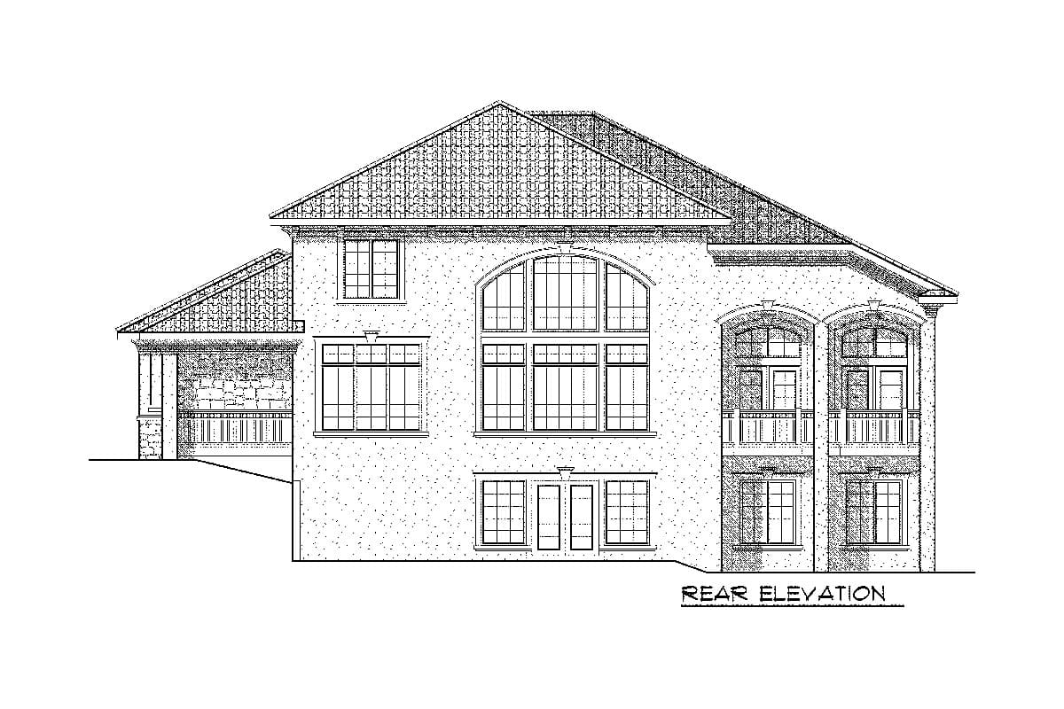Plan 89677AH: Tuscan Home Plan with Two Curved Staircases - Image #14 - European, Tuscan