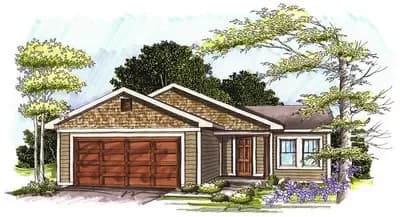 Cute, Little Ranch Home Plan