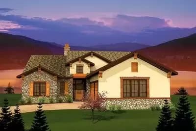 Rustic Mediterranean Home