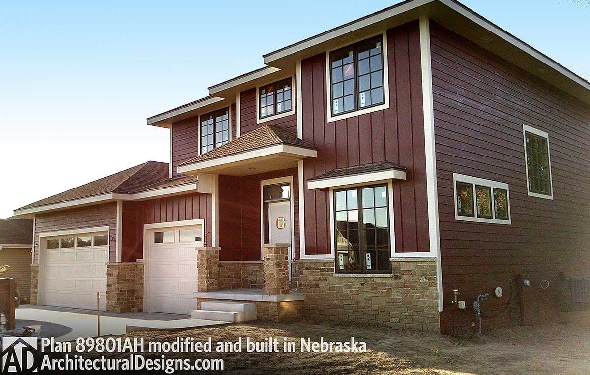 build gallery item - House Plan 89801AH comes to life in Nebraska
