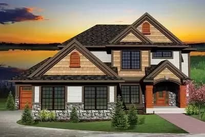 Sturdy Craftsman Home Plan