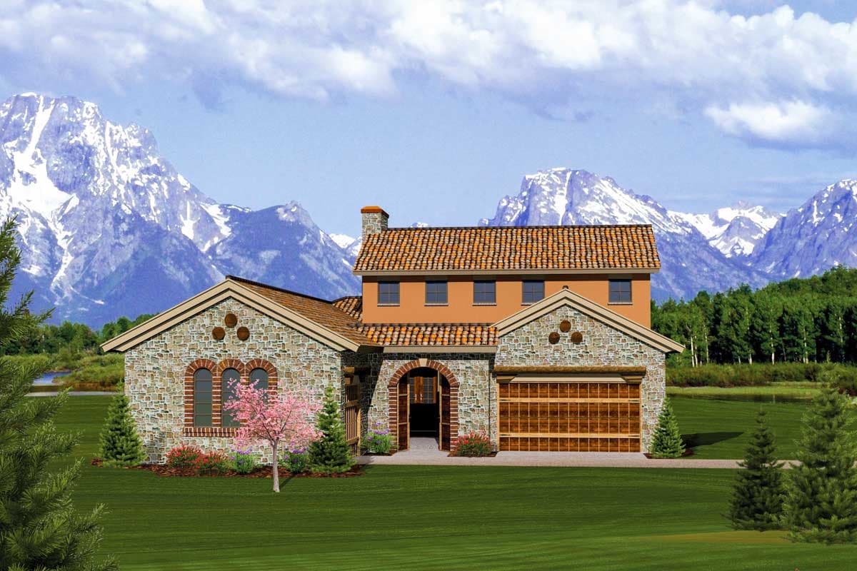 Plan 89823AH: Timeless Tuscan With Courtyard - Image #9 - Cottage, European, Spanish, Tuscan