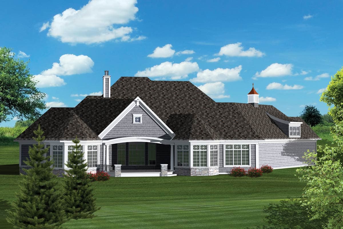 Plan 89834AH: European Styling with Optional Guest Suite - Image #28 - European, French Country, Traditional