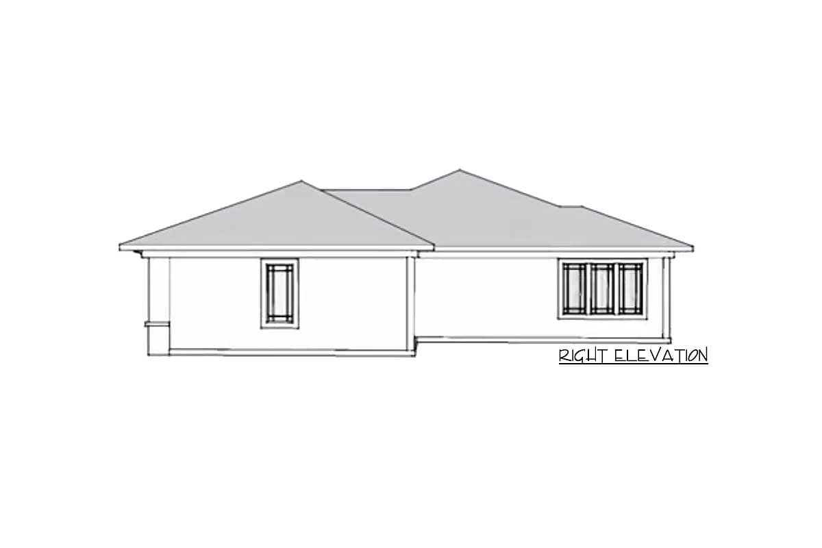 Plan 89869AH: Prairie Style With Low Sloping Rooflines - Image #6 - Prairie, Ranch