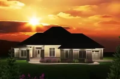 Split Bedroom Ranch Home Plan