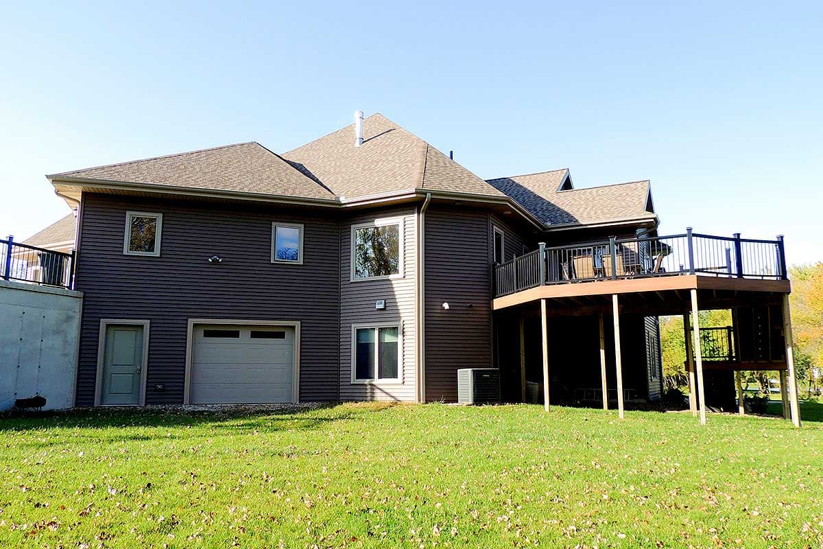 Plan 89880AH: Shingle Style With Angled Garage and Master - Image #7 - Craftsman, Shingle