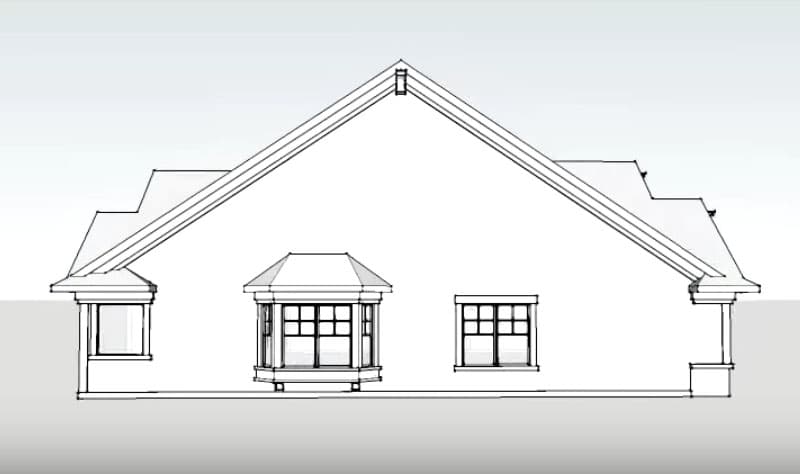 Plan 89913AH: Center Entry House Plan with Great Room - Image #8 - Craftsman, Northwest, Ranch