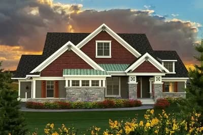 Ranch Plan With Large Great Room