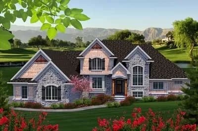 Traditional Two Story Home with Four Bedrooms