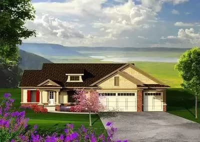 3 Bedroom Craftsman Ranch
