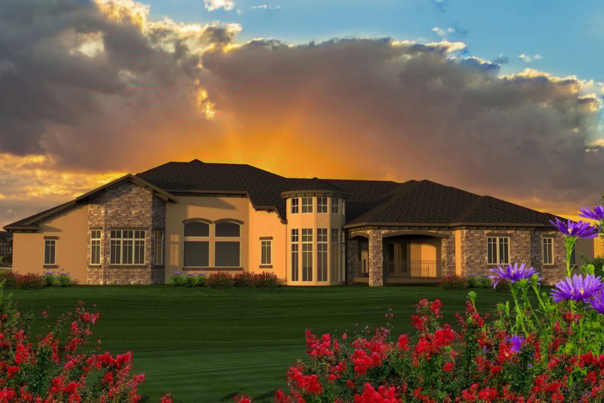 Plan 89978AH: Luxury 4 Bed Tuscan Ranch House Plan - Image #21 - European, Mediterranean, Ranch, Tuscan