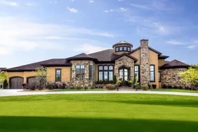 Luxury 4 Bed Tuscan Ranch House Plan