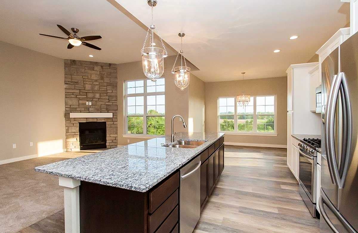 Plan 89984AH: 3-Bedroom Prairie Style Home Plan - Image #5 - European